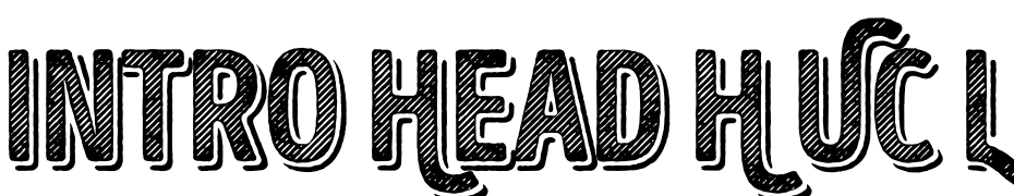 Intro Head H UC L Base Shade Font Download Free